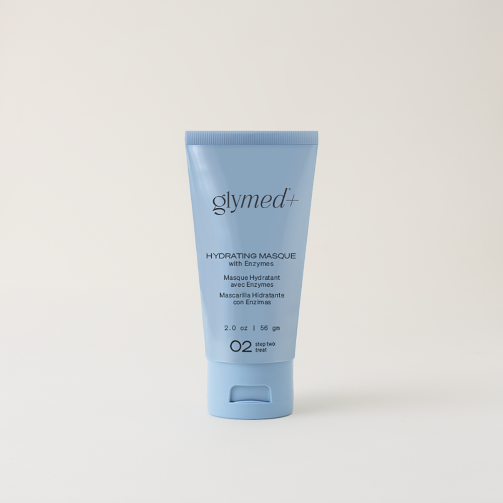 GlyMed Plus Hydrating Masque with Enzymes, an exfoliating hydrating mask for dull, dry skin