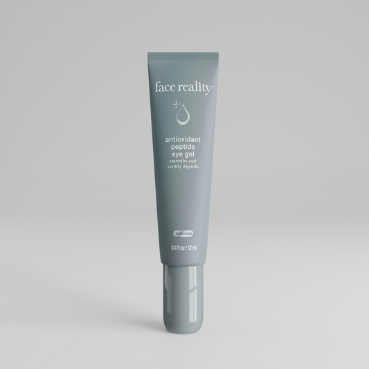 Face Reality Antioxidant Peptide Eye Gel for puffiness, dark circles, and fine lines around the eyes