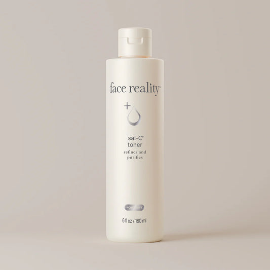 Face Reality Sal-C Toner, a clarifying salicylic acid and vitamin C toner for oily, acne-prone skin