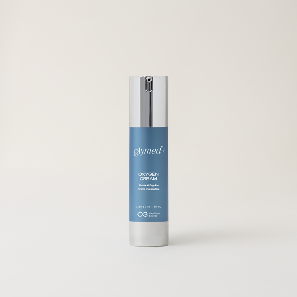 GlyMed Plus Oxygen Cream, a lightweight oxygen-infused brightening moisturizer for dull skin